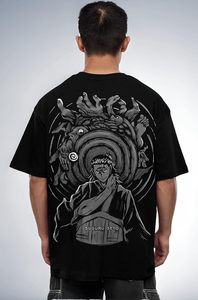 T-shirt imprimé pour homme de haute qualité à épaules tombantes surdimensionné, design graphique personnalisé, impression sérigraphique, streetwear - Product Image 2