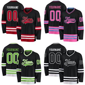 Maillots de hockey personnalisés brodés, uniformes de hockey par sublimation pour équipes et ligues, maillots imprimés numériquement, chemises de hockey cousues - Product Image 1