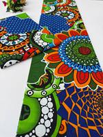 Tissu en coton imprimé africain de Sierra Leone pour artisanat, vêtements, pagnes, applications textiles, OEM, ODM, export Hitjem
