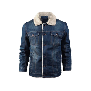 Men's Formal Casual Vintage Streetwear Light Wash Denim Jacket-Breathable Windproof Comfortable Everyday Outerwear - Product Image 1