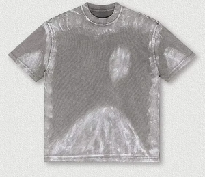 Camiseta de Hombre Nueva, Corte Cuadrado, Lavado a la Piedra, Poliéster y Algodón, Estilo Casual Oversize, Disponible en Varios Tamaños - Product Image 2
