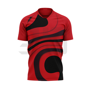 Camiseta de Fútbol Personalizada con Impresión por Transferencia de Calor, 100% Poliéster, Manga Corta, Ligera, de Secado Rápido y Transpirable - Product Image 3
