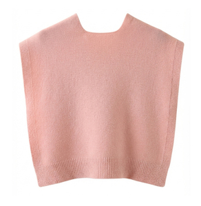 Châle en tricot pour femme associé à une écharpe en tricot texturé ajouré pour accessoires d'automne et d'hiver - Product Image 5