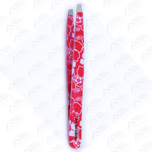 แหนบคิ้วสแตนเลสสีดำเครื่องมือความงามคีมตัดคิ้วออกแบบโลโก้ได้ตามต้องการ - Product Image 5