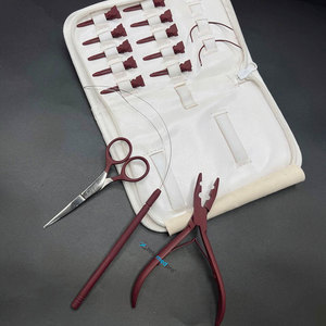 Kit de Herramientas Profesionales de Acero Inoxidable para Extensiones de Cabello, Alicates de 2 Orificios, Pinzas para Secciones de Cabello, Logotipo Personalizado, Venta al Por Mayor ZETOMED PRO - Product Image 6