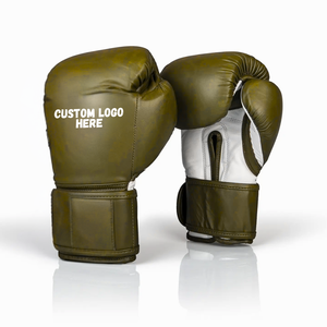 Guantes de Boxeo Deportivos de Primera Calidad, Cuero PU Genuino, Diseño Original para Entrenamiento, Guantes de MMA Hechos a Medida al por Mayor - Product Image 1