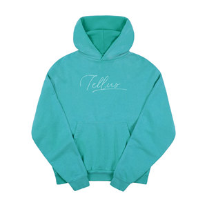เสื้อฮู้ดผ้าคอตตอน100% สำหรับสตรีทแวร์ผ้าคอตตอนสีพื้นสำหรับฤดูหนาวของ2025 - Product Image 5
