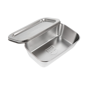 Boîte à beurre en acier inoxydable de bonne qualité et finition soignée avec couvercle, pour les fêtes, boîte de rangement alimentaire pour la cuisine à des prix incroyables - Product Image 2