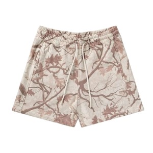 Custom Logo Men's Retro Fitness Beach Shorts Casual Camouflage with <b>Tree</b> <b>Branches</b> Withered Leaves Elastic Waist Formal Style - Product Image 3
