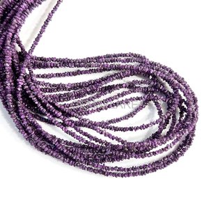 Natural Purple Diamond Beads Purple Diamond Uncut Beads 2-3MM Raw Diamond Beads Rough Diamond Nugget Beads For Jewelry Making - Product Image 3