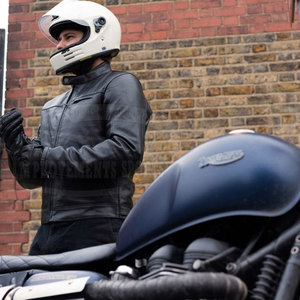 Veste de moto en cuir respirante et confortable pour hommes Vêtements de mode pour l'extérieur Options de taille supérieure - Product Image 5