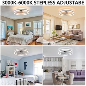 Ventilatore da soffitto a LED dimmerabile con luci - Product Image 6