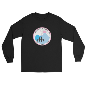 Camiseta Unisex de Manga Larga con Gráfico Bordado, Cuello Redondo, Informal, Mezcla de Algodón, Ropa de Moda para Uso Diario - Product Image 1