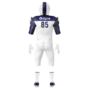 Uniforme de football américain haut de gamme, maillot et pantalon personnalisés avec logo d'équipe, vêtements de sport respirants pour les matchs de compétition - Product Image 2