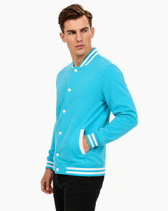 <b>Mens</b> Canvas Varsity <b>Jacket</b> Offering Practical Comfort Durable Construction Windproof Breathable Clean Athletic Look Travel - Product Image 2