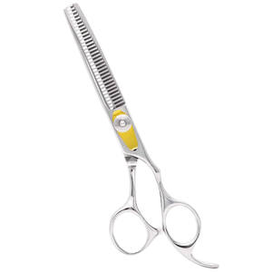 Ciseaux à effiler ultra-affûtés en acier inoxydable pour la coupe et la texturisation des cheveux, à lame simple, pour le contrôle du volume capillaire - Product Image 1