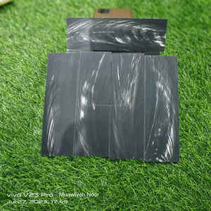 Placa de cuerno de búfalo de la mejor calidad negro alta demanda Natural todos los tamaños disponibles negro para mango de cuchillo para monturas de gafas ópticas - Product Image 5