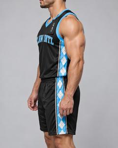 Uniforme de Baloncesto Transpirable de Poliéster Personalizado, Económico, de Alta Calidad, Nuevo Diseño, Unisex para Adultos, con Logotipo Personalizado e Impresión Digital - Product Image 3