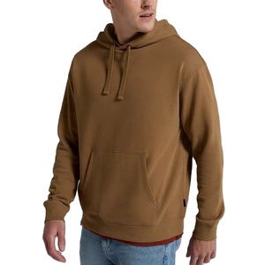 HighQuality Customized Men's Heavyweight Oversized Half Zip <b>Velour</b> <b>Hoodie</b> 100% Cotton Plain Dyed Winter Warm Design Wholesale - Product Image 2