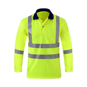 Camiseta de Trabajo de Manga Larga de Secado Rápido, Reflectante y de Seguridad para Construcción, para Obras Viales Transfronterizas - Product Image 5