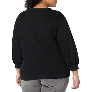 Sudaderas con Capucha sin Cordón para Mujer, Sudadera Holgada de Manga Larga, Mezcla de Algodón y Felpa Suave, Estilo Casual - Product Image 4