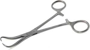 Pince à serviettes manuelle de qualité supérieure Backhaus en acier inoxydable allemand certifiée CE, réutilisable pour instruments chirurgicaux de base - Product Image 3