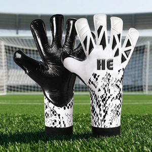 Gants de gardien de but de football de haute qualité, très demandés, prix d'usine OEM en gros, latex véritable professionnel - Product Image 2