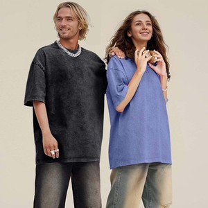 T-shirt homme avec logo DTG, grandes tailles, 100% coton respirant, style unique, coton premium, nouveau design, style streetwear, effet délavé. - Product Image 3