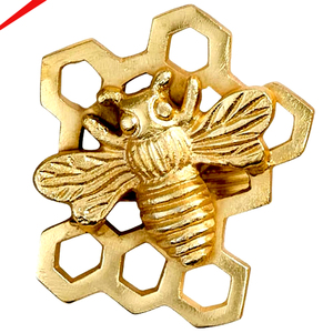 Hot Selling Stocked <b>Bee</b>-Themed Gold Aluminum Napkin Ring Dining Tabletop Wedding Birthday Parties Home - Product Image 1