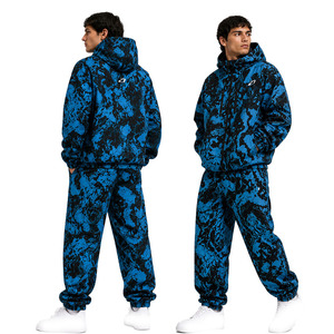 Conjunto de Chándal Cortavientos con Capucha para Hombre, Estampado Personalizado Y2K, con Cremallera Completa, Estilo Urbano, OEM, Marca Privada, Chaquetas y Sudaderas de Nylon - Product Image 1