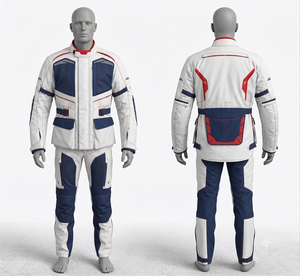 Ventilated Reinforced Motorcycle <b>Racing</b> <b>Jacket</b> Full Sleeve Protective Riding <b>Jacket</b> Breathable Motorcycle Gear OEM Custom - Product Image 6