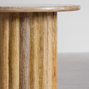 Vandana Terra Aureo mango wood side <b>table</b> - Product Image 4