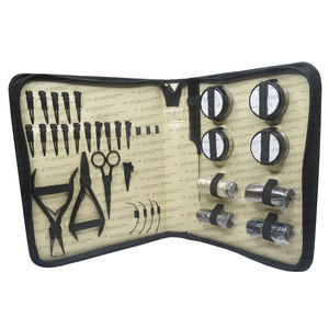 Hair Extension Beading <b>Tool</b> Kit with Pliers Scissors Beads <b>Thread</b> and Silicone Rings on whole sale price Hair Extension <b>Tool</b> - Product Image 4