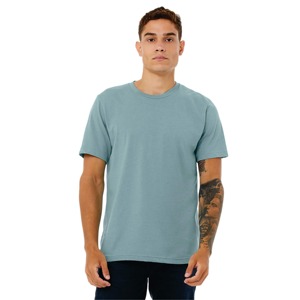 Camiseta de Hombre 100% Algodón, Cuello Redondo, Color Blanco y Negro, Hombros Caídos, Lisa - Product Image 1