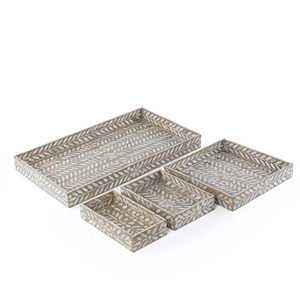 ชุดถาดเปลือกหอยมุก 4 ชิ้น ดีไซน์ใหม่ ผลิตในเวียดนาม ราคาขายส่ง - Product Image 4