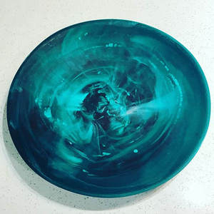 Classic Durable Eco-Friendly Hand-painted Traditional Decorative <b>Epoxy</b> Resin Tray and Home & Restaurant <b>Table</b> Decoration - Product Image 4