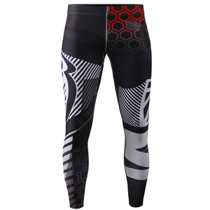 <b>Men's</b> Gym Yoga <b>Compression</b> Leggings Elastic Waist Breathable Customized Colors Print New Arrival Fitness <b>Tight</b> Quick Dry Full - Product Image 1