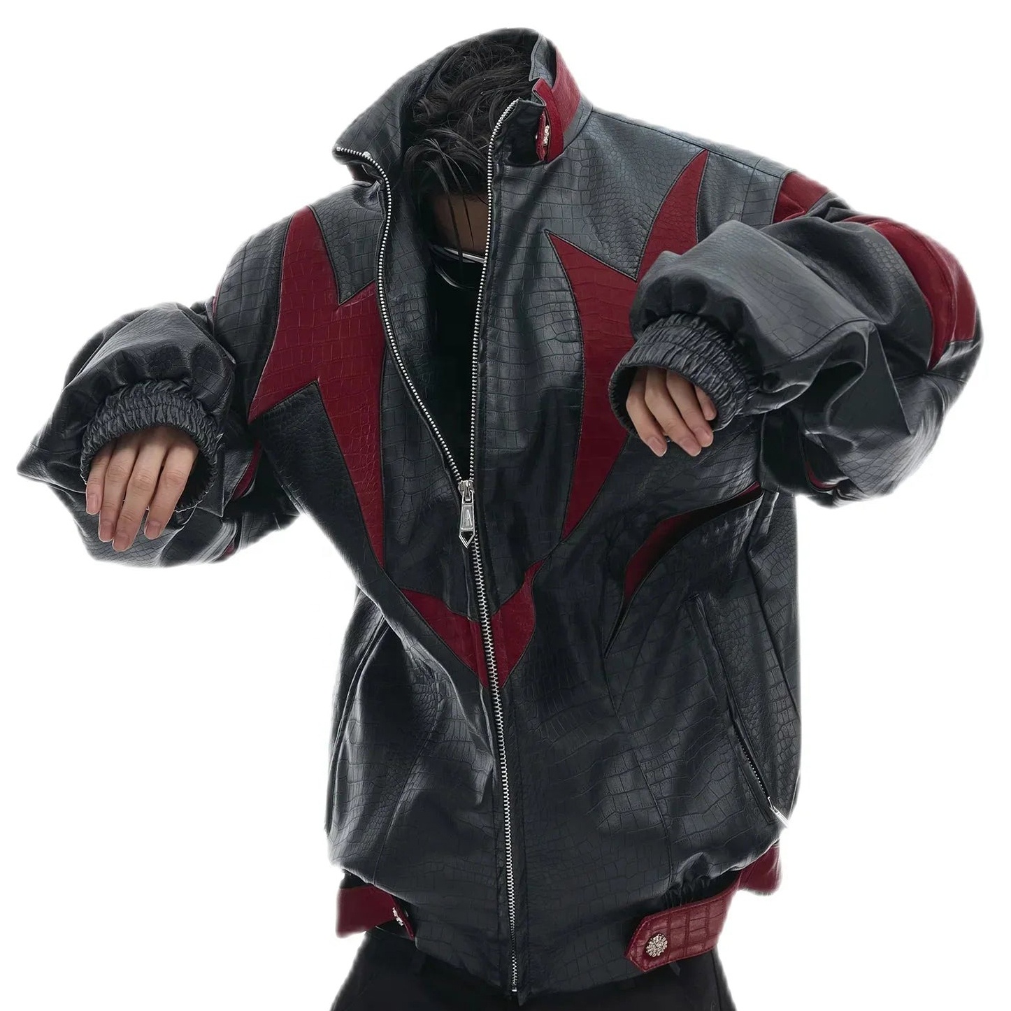 Shop Our Real Leather Jacket - Y2K Patches & Designer Style