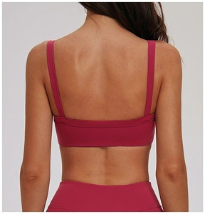 Soutien-gorge de sport sans couture à bretelles croisées pour femme, à fort impact, idéal pour le yoga et le fitness – Vente en gros personnalisée, produit phare - Product Image 3