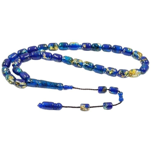 Chapelet de prière musulman Tasbih, perles en résine écologiques faites à la main - Product Image 2