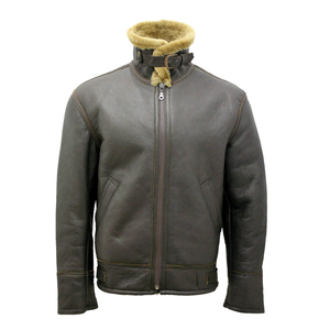 Wholesale Men Genuine Premium Leather Slim Fit Biker Style Winter Fashion Motorcycle <b>Jacket</b> Windproof <b>Waterproof</b> Sheep Stand - Product Image 3