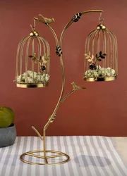 Vintage Metal Candle Holder Lantern Decorative Hollow Candle <b>Stand</b> For Home Wedding Party Table Garden Decoration - Product Image 1