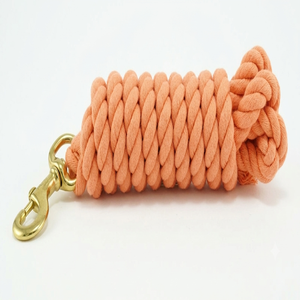 เชือกจูงม้าไนลอนเคลือบพิเศษแบบหนา เชือกจูงม้าผ้าฝ้ายน้ำหนักเบา G.K International Horse Lead Ropes - Product Image 3