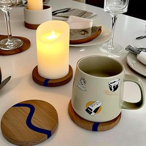 Sous-verres en bois d'acacia en gros - Ensembles de sous-verres en bois faits à la main - Product Image 5