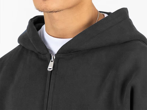 Sudaderas con Capucha Personalizadas con Logotipo OEM, Estilo Desgastado, de Poliéster/Algodón, para Hombre, Estilo Y2K, Gótico, Vintage, Lisas - Product Image 3