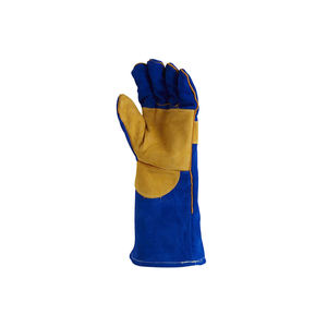 Guantes de Soldadura TIG Largos y Ajustables con Puño de Seguridad, Duraderos, de Primera Calidad, Resistentes al Calor, Antideslizantes, de Cuero sin Silicona - Product Image 6