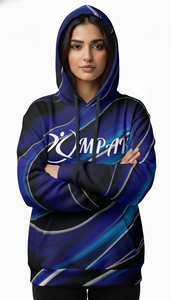 Hoodie unisexe surdimensionné de style streetwear d'hiver haut de gamme avec design brodé et sublimation intégrale pour un style décontracté - Product Image 2