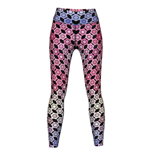 Newest Breathable <b>Leggings</b> Custom Sublimation Cotton <b>Leggings</b> Women High Elastic Yoga Pants Tights Quick Dry <b>Leggings</b> - Product Image 6