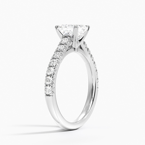 BOJ <b>Ring</b> 094 Asscher Cut 925 <b>Silver</b> Halo Stone Prong Setting <b>Solitaire</b> Diamond <b>Ring</b> 2ct D Color VVS1 Moissanite GRA Certified - Product Image 2
