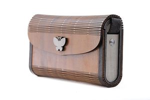 Pochette élégante en bois, prix abordable, faite à la main, sac à main de soirée pour femme, idéal pour les fêtes et les mariages, pochette élégante en bois naturel - Product Image 6